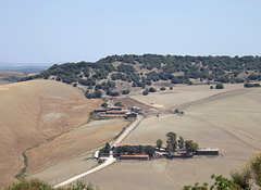 View from the Monterozzi Necropolis in Tarquinia, June 2012
