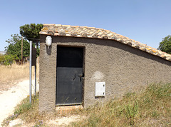 The Exterior of the Tomb of the Warrior in the Monterozzi Necropolis in Tarquinia, June 2012