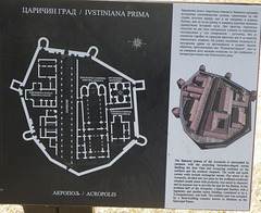 Justiniana Prima : plan général de la ville haute.