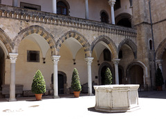 Courtyard Inside the National Museum in Tarquinia, June 2012