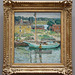 Oyster Sloop, Cos Cob by Childe Hassam in the National Gallery, September 2009