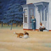 Cape Cod Evening by Hopper in the National Gallery, September 2009