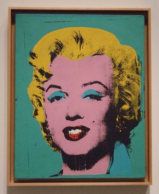 Green Marilyn by Andy Warhol in the National Gallery, September 2009