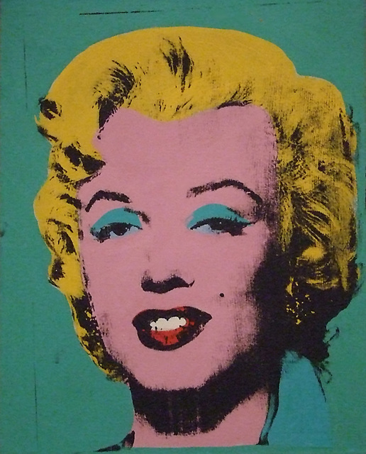 Green Marilyn by Andy Warhol in the National Gallery, September 2009