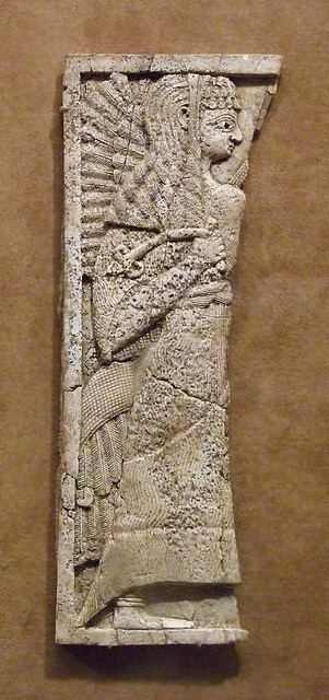 Assyrian Ivory Plaque in the Metropolitan Museum of Art, August 2008