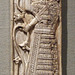 Ivory Chairback Panel with a Warrior Holding Lotuses in the Metropolitan Museum of Art, July 2010
