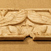 Plaque with Reclining Ram-Headed Sphinxes Wearing the Crown Upper and Lower Egypt in the Metropolitan Museum of Art, November 2010