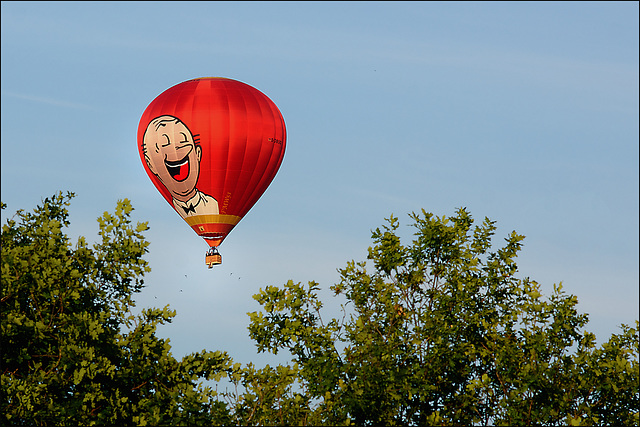 Ballonfahrt am Sonntagabend