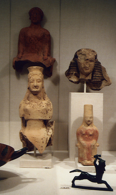 Archaic Greek Terracotta Figurines at the Metropolitan Museum of Art, Nov. 2006