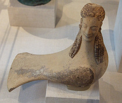 Terracotta Greek Siren in the Metropolitan Museum of Art, July 2007