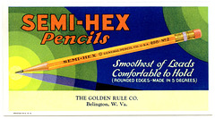 Semi-Hex Pencils--Smoothest of Leads, Comfortable to Hold