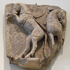 Fragment of a Terracotta Relief with Two Horses in the Metropolitan Museum of Art, July 2007