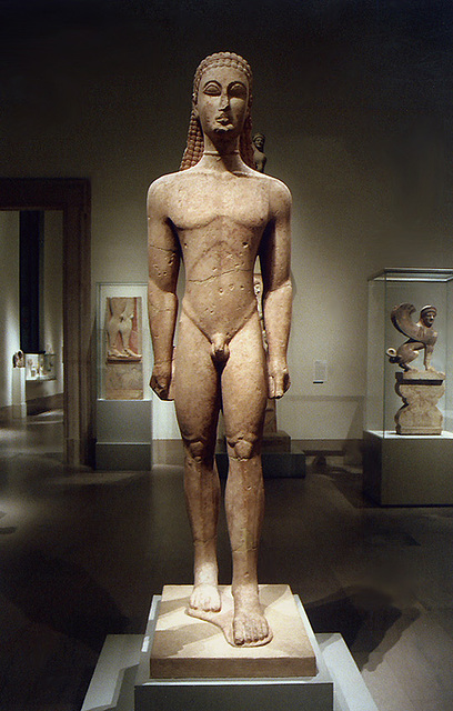 The New York Kouros at the Metropolitan Museum of Art, Nov. 2006