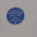Lord Tennyson blue plaque