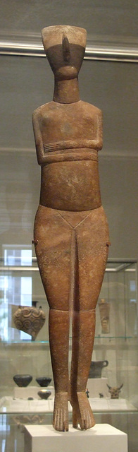 Cycladic Figurine in the Metropolitan Museum of Art, September 2009