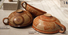 Three Mycenaean Terracotta One-Handled Cups in the Metropolitan Museum of Art, Oct. 2007