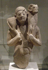 Cypriot Limestone Ram-Bearer in the Metropolitan Museum of Art, July 2010