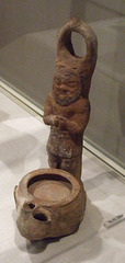 Cypriot Terracotta Lamp with the Egyptian God Bes in the Metropolitan Museum of Art, July 2010
