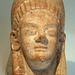Etruscan Terracotta Antefix with a Head of a Woman in the Metropolitan Museum of Art, Sept. 2007
