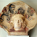 Etruscan Terracotta Antefix with the Head of a Maenad in the Metropolitan Museum of Art, Sept. 2007