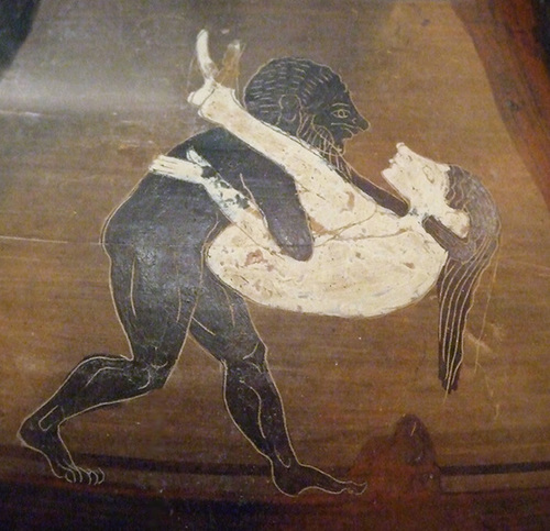 ipernity: Detail of an Etruscan Terracotta Amphora Attributed to the