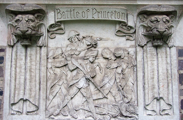 Architectural Relief of the Battle of Princeton, Princeton University, August 2009