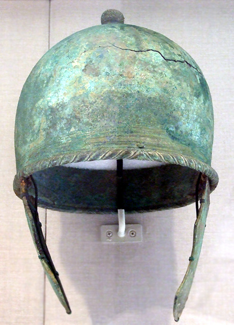 Bronze Helmet with Cheekpieces in the Metropolitan Museum of Art, October 2007