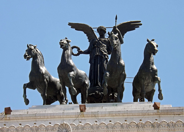 ipernity: The Quadriga on top of the Vittorio Emanuele II Monument
