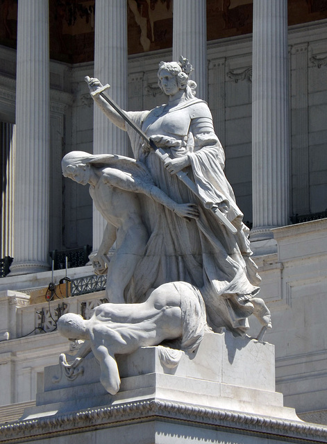 ipernity: The Quadriga on top of the Vittorio Emanuele II Monument