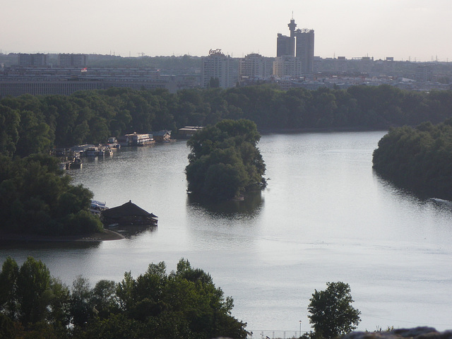 Belgrade, Kalemegdan : confluence Save-Danube 4