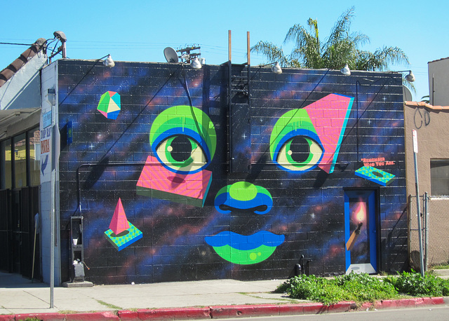 Hollywood Santa Monica Blvd mural (4209)