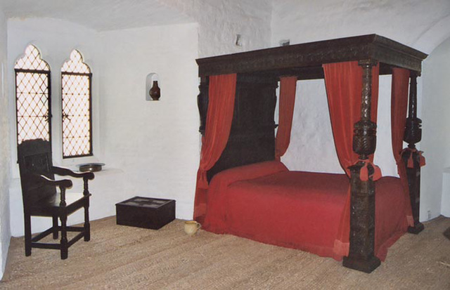Sir Walter Raleigh's Bedroom in the Bloody Tower at the Tower of London, 2004