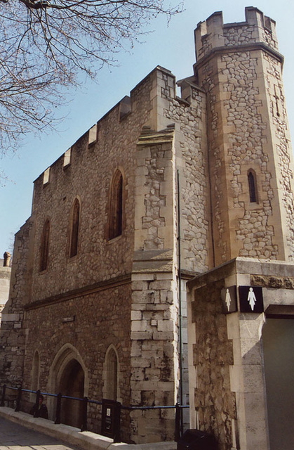 One of the Towers Containing the Medieval Palace in the Tower of London, March 2004