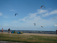 Kite surfing, Altona Beach