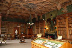 Library, Abbotsford House, Borders, Scotland