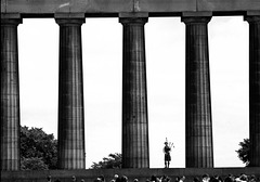 The Piper among the columns