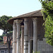 Detail of the Round Temple by Tiber in Rome, June 2012