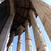 Detail of the Corinthian Columns on the Round Temple by Tiber in Rome, June 2012