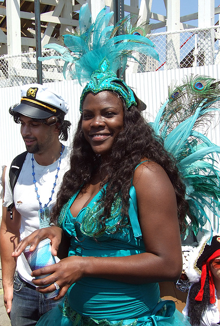 Peacock Mermaid at the Coney Island Mermaid Parade, June 2008