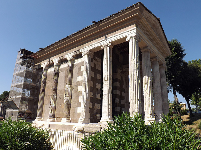 The Temple of Portunus in the Forum Boarium in Rome, June 2012