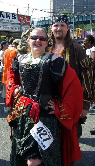 A Pair of Pirates at the Coney Island Mermaid Parade, June 2008