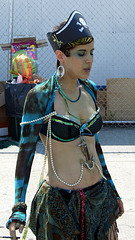 A Pirate Girl at the Coney Island Mermaid Parade, June 2008