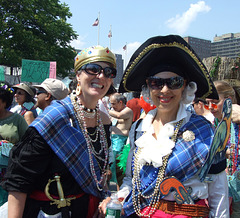 A Pair of Pirates in Plaid at the Coney Island Mermaid Parade, June 2008