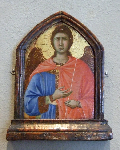 Pinnacle Showing an Archangel by Duccio in the Philadelphia Museum of Art, August 2009