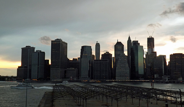 View of Manhattan from the Brooklyn Heights Promenade, June 2012