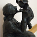 Detail of the Bronze Mother and Child Sculpture in the Maternity Ward of Yale University Hospital, August 2010