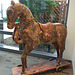 Horse Sculpture in the Healing Garden of Yale University Hospital in New Haven, August 2010