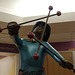 Detail of the Circus Performer Sculpture in the Pediatric Unit of Yale New Haven Hospital, August 2010