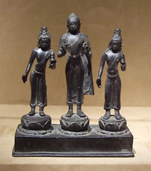 Buddha Flanked by Bodhisattvas Avalokiteshvara and Maitreya in the Metropolitan Museum of Art, November 2010