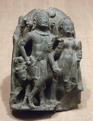Section of a Portable Shrine with Shiva, Parvati, and the Bull Nandi in the Metropolitan Museum of Art, November 2010